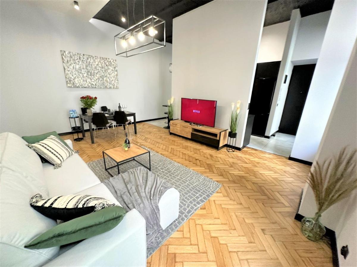 Luxury 100M2 Loft Design-Apartment At Wawel + Netflix Krakkó Kültér fotó